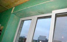 Slopes for windows: plasterboard, PVC, sandwich panels
