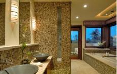 „Pasidaryk pats“ būdai papuošti vonios kambarį mozaikomis