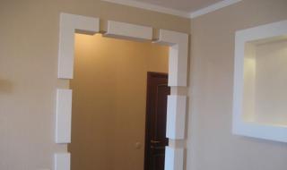 Do-it-yourself finishing of interior doorways