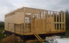 Do-it-yourself frame house construction
