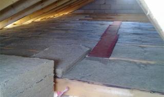 Ceiling insulation in a house with a cold roof: options and materials for thermal insulation